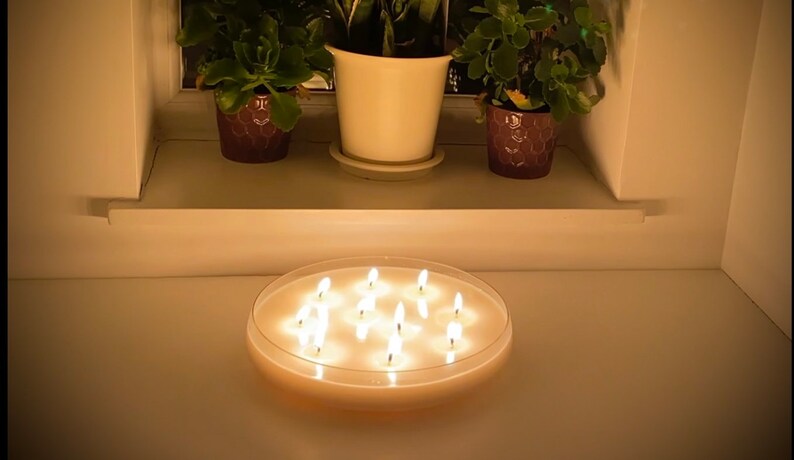 Extra Extra Large Candle | 10 Wick | Super Size | Table centrepiece | Weddings | Events | Extra large candle | Very large candle image 3
