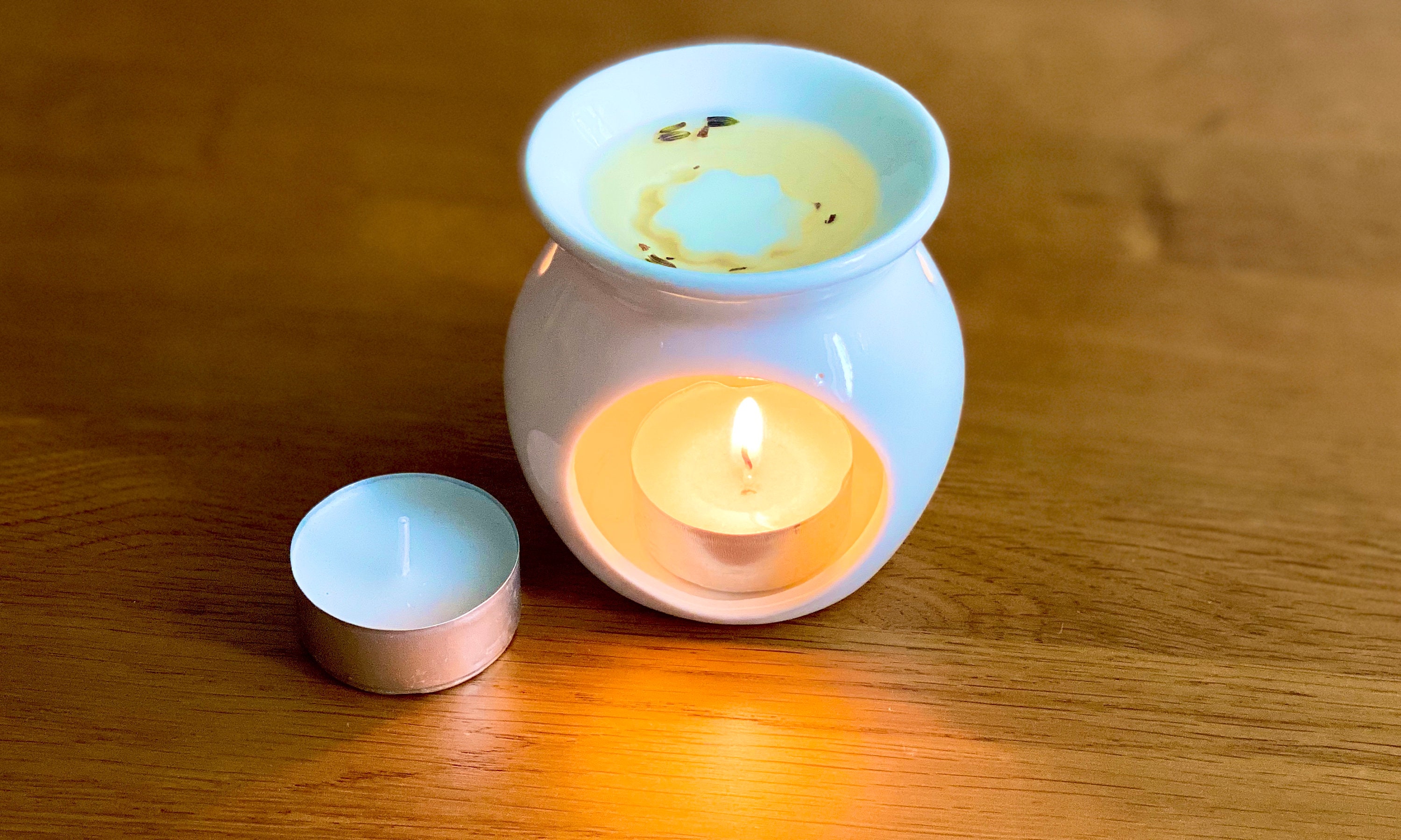 Wax Burner and Tea Lights Wax Melter Oil Burner Etsy