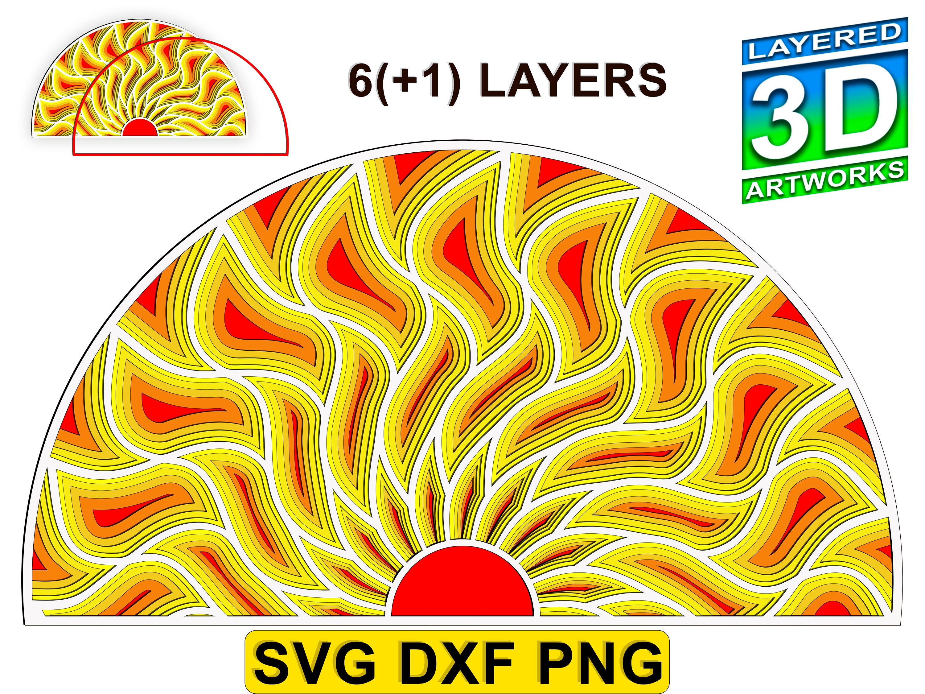 Download Sunset Svg Mountains Svg Laser Cut File Layered Mandala Svg Cut Files For Cricut Layered Svg Cricut Sunrise Svg Digital File Download Art Collectibles Digital 330 Co Il
