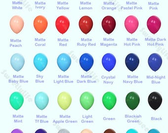 5/10/12/18inch Matte Balloon Arch Kit Pink Red Green Yellow Blue Purple Balloons Kid Birthday Baby Shower Bride Wedding Globos Party Decor