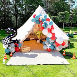 Race Car Themed Black Number Balloon 16/32/40inch DIY Birthday  Car themed Balloons Two Fast Party Baby Shower Racing Car Party Decor