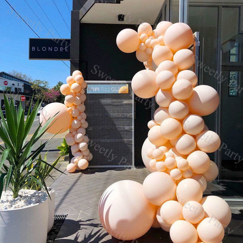 10/50/100pcs Cream Peach Balloons 10 inch Matte Balloon Blush Etsy