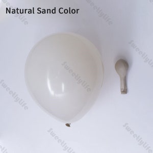162pcs Baby Shower Balloons Garland Arch Kit Sand White Black Beige ...