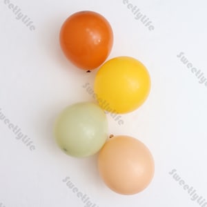 Retro Burnt Orange Sage Green Balloons Garland Kit Custom Balloon Arch Matte Lemon Decor Baby Shower Wedding Birthday Party Bridal Decor