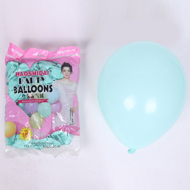102pcs Macaron Tiffany Blue Ballons Garland Baby Shower Gray Wedding Arch Kit Birthday Party Decor image 4