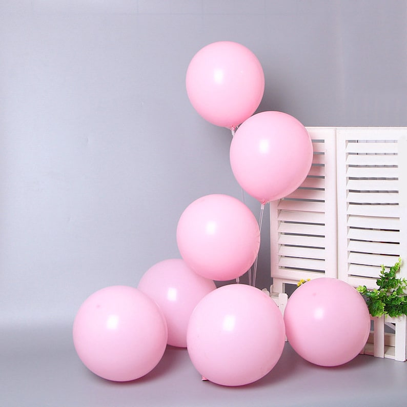 115Pcs Decorations Balloons Garland Arch Kit Macaron Baby Pink Pastel White Birthday Wedding Anniversary Party Decor Baby Shower