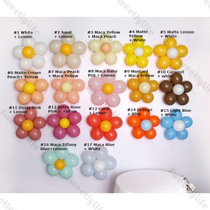 1 set set di palloncini margherita, kit di palloncini di fiori, muro di palloncini margherita, Groovy, Groovy One, Two Groovy, Groovy Birthday, Groovy Party, Groovy Decor