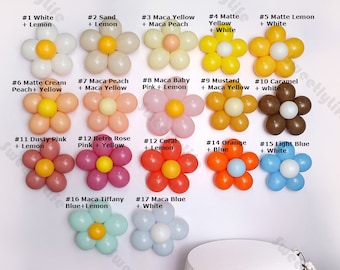 1set Daisy Balloon Set,Flower Balloons Kit,Daisy Balloon Wall,Groovy,Groovy One,Two Groovy,Groovy Birthday,Groovy Party,Groovy Decor