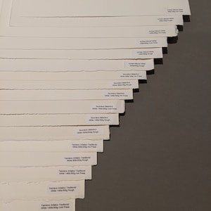 Arches/Saunders Waterford/Fabriano Sample Watercolor Paper