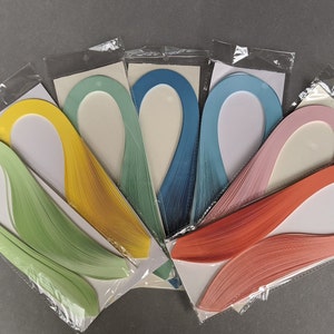 50 colors to choose from, 1/8" Quilling Paper strips, Quill paper, 120 strips/bag
