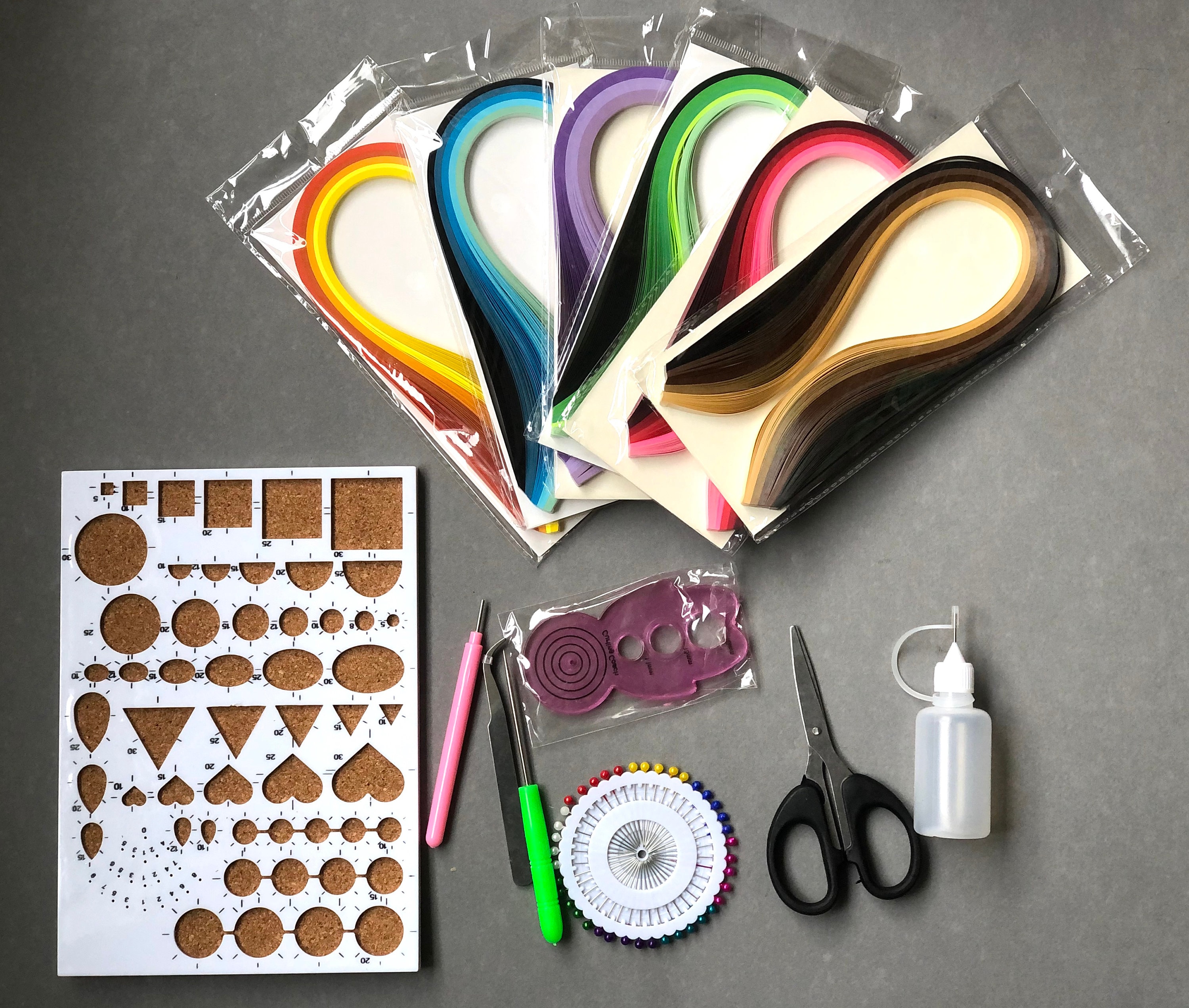 Paper Quilling Tool Kits With 30 Colors 600 Strips and 8 Etsy