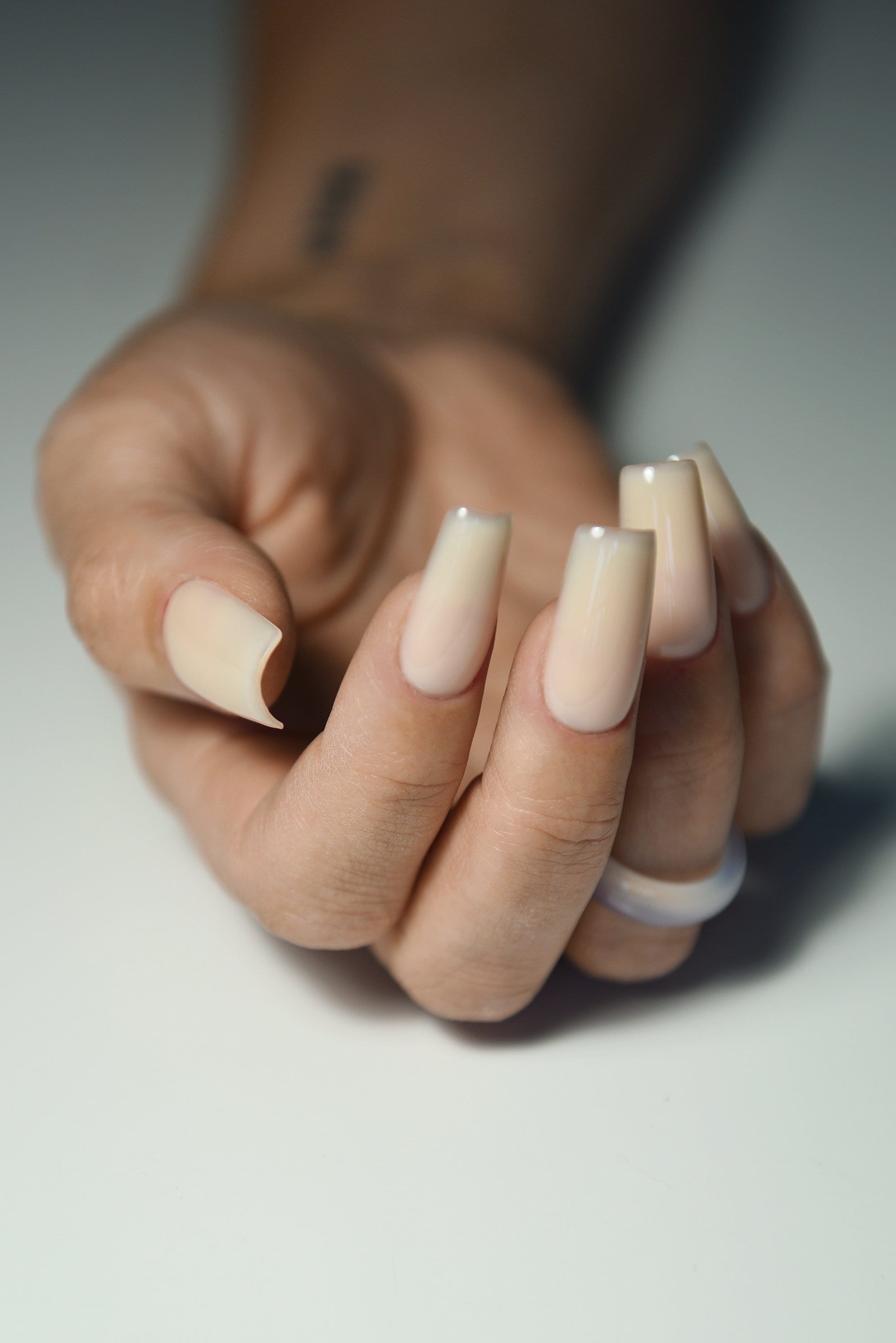WEDDING NUDE ACRYL Matte Glossy | Groom | Press on nails | Fake nails | Stiletto Oval Almond Square Coffin Balerina | Long Medium Short