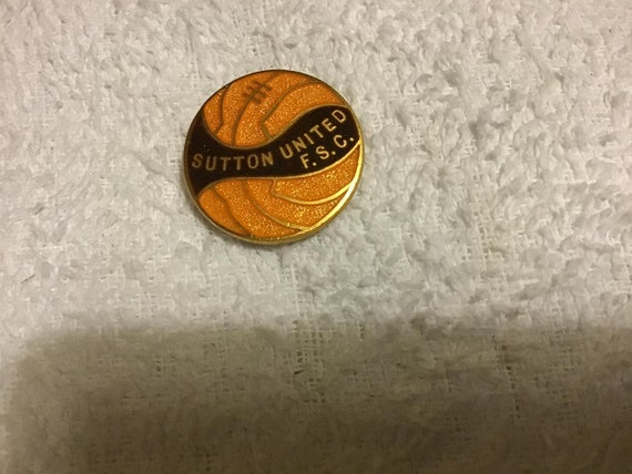 Sutton United Football Supporters Club Miller Lapel Badge Etsy