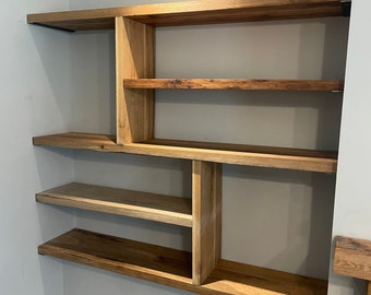 Alcove Oak shelves (with brackets!) Bespoke design please get in touch with requirements