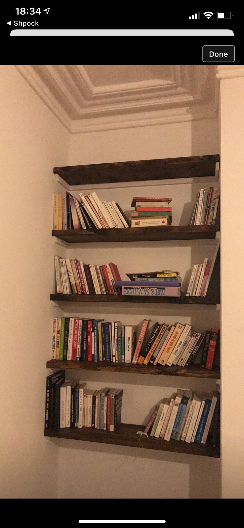 Alcove Scaffold Board Shelves with Brackets 280mm Deep Etsy UK