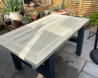 Outdoor table (treated) - unpainted legs