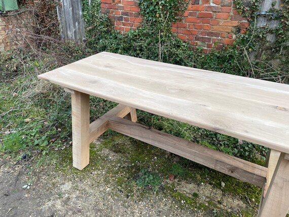 Oak Outdoor Garden Dining Table Etsy UK
