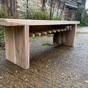 Oak Hallway Bench With Boot Rack/storage - Etsy