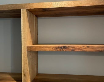 Alcove Oak shelves (with brackets!) 270mm - 370mm deep CUT TO SIZE