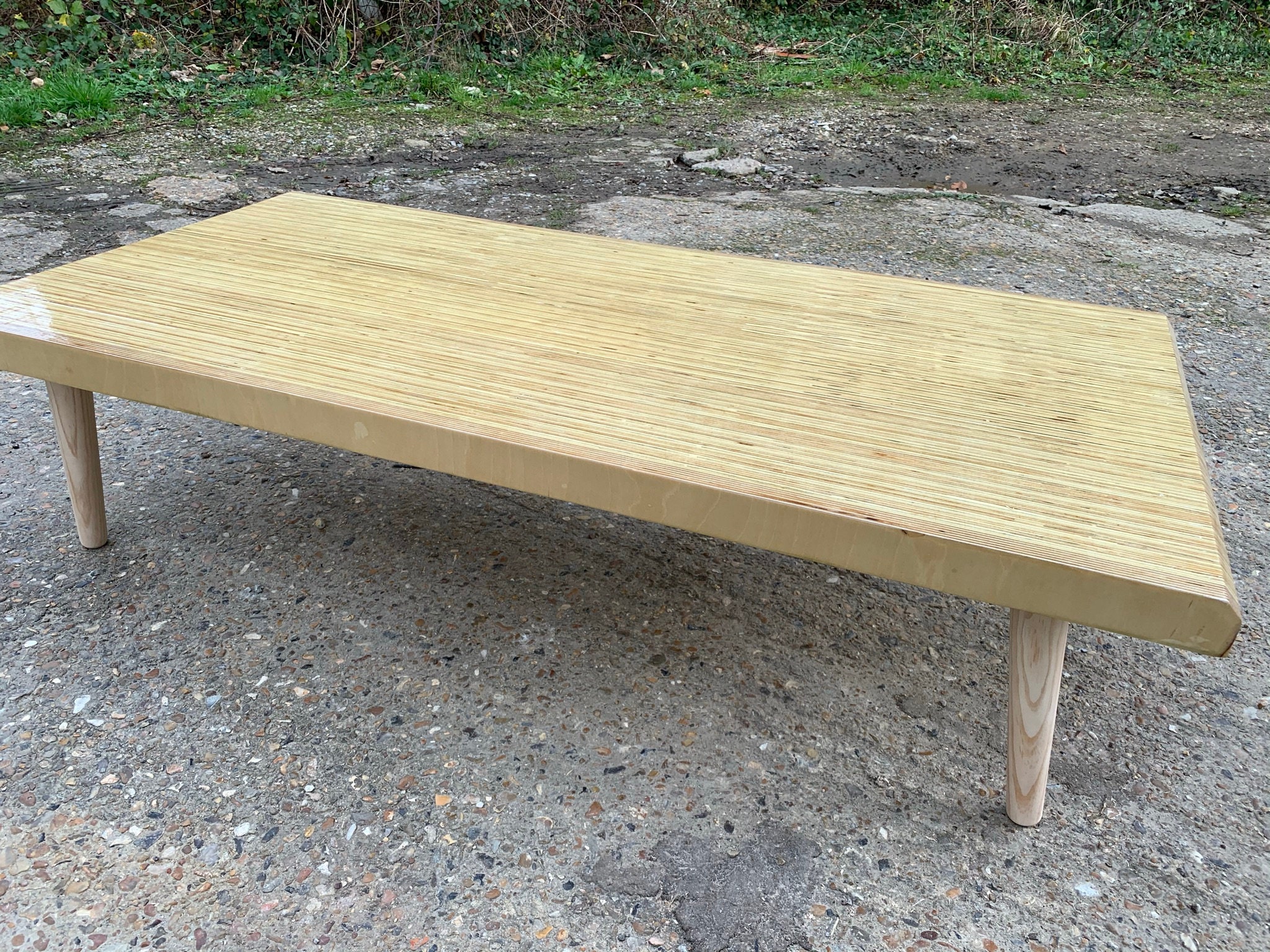 Birchwood Ply Coffee Table Etsy UK