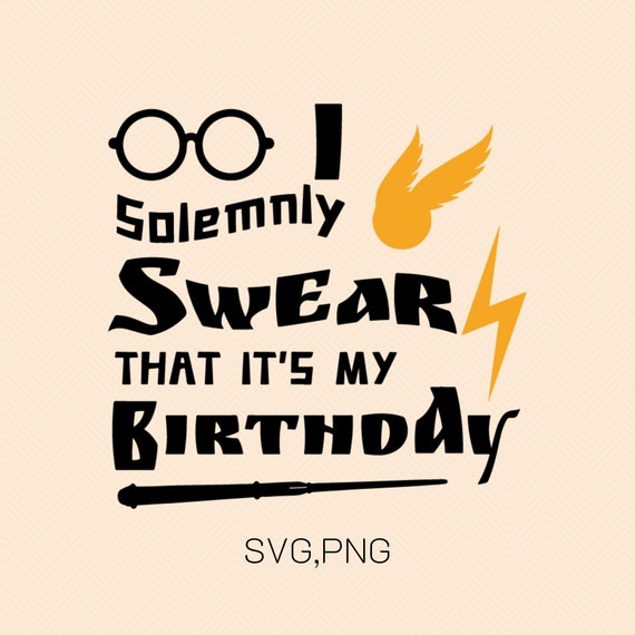 Free Free Harry Potter Birthday Svg