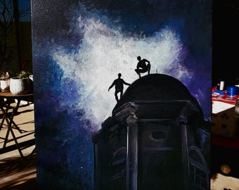 Original Painting or Print| Spider-Men in Spider-Man Painting| by Ryan Atencio