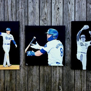 Freddie Freeman World Series 2024 Painting or Giclée Print | Los Angeles Dodgers Baseball Art by Ryan Atencio | MLB Fan Wall Decor