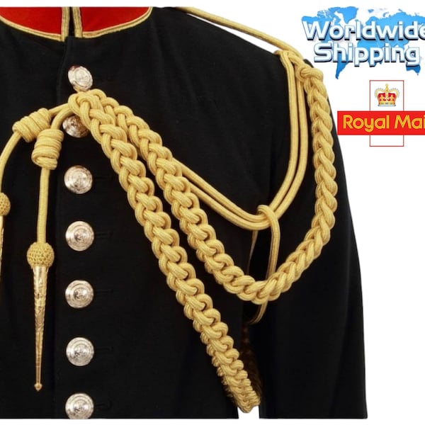 British Army Shoulder Aiguillette shineGold Wire/Army Aiguillette Gold Wire Cord.