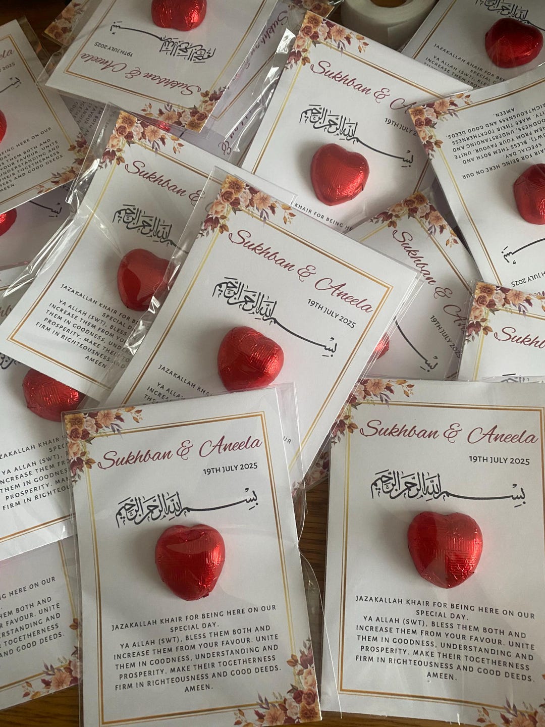 Islamic Wedding Favours, Wedding, Nikkah Favours, Shaadi Favours ...
