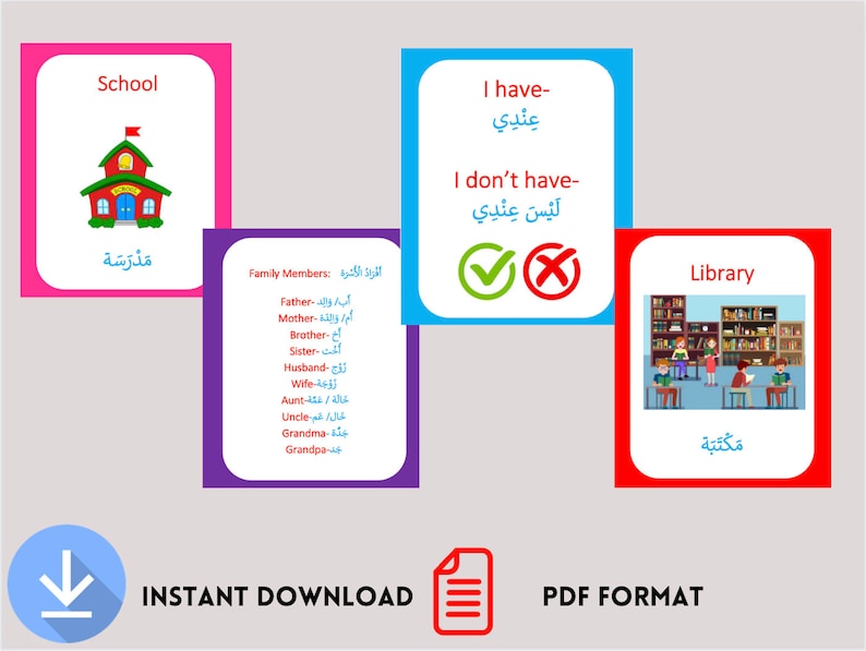 100 Commonly Used Arabic Words Phrases Verbs Arabic - Etsy