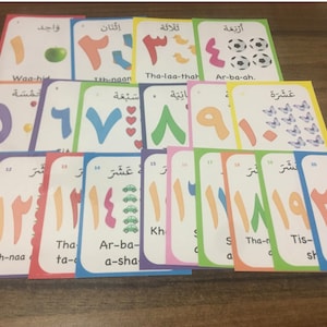 Arabic Numbers 1-20 DOWNLOAD, printable, PDF, Arabic Learning, Arabic printable, Learn Arabic