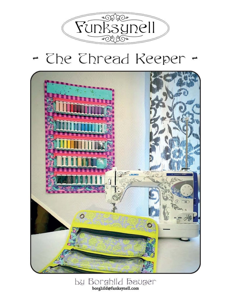 The Thread Keeper ENGLISH Pdf Sewing Pattern for Thread Storage INSTANT DOWNLOAD image 1