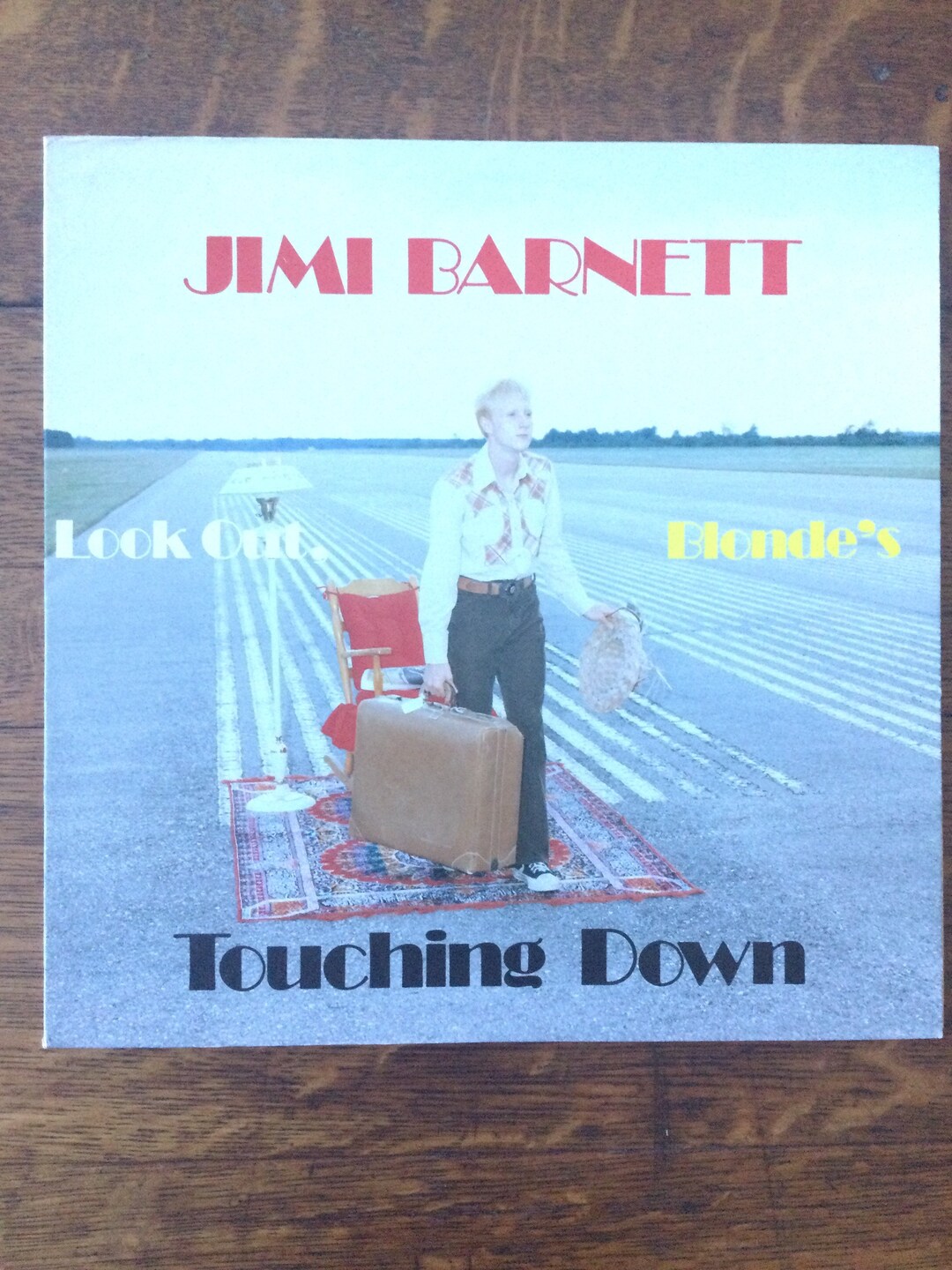 レコード Jimi Barnett Look Out Blonde's Touching Down Vinyl LP 1981 River