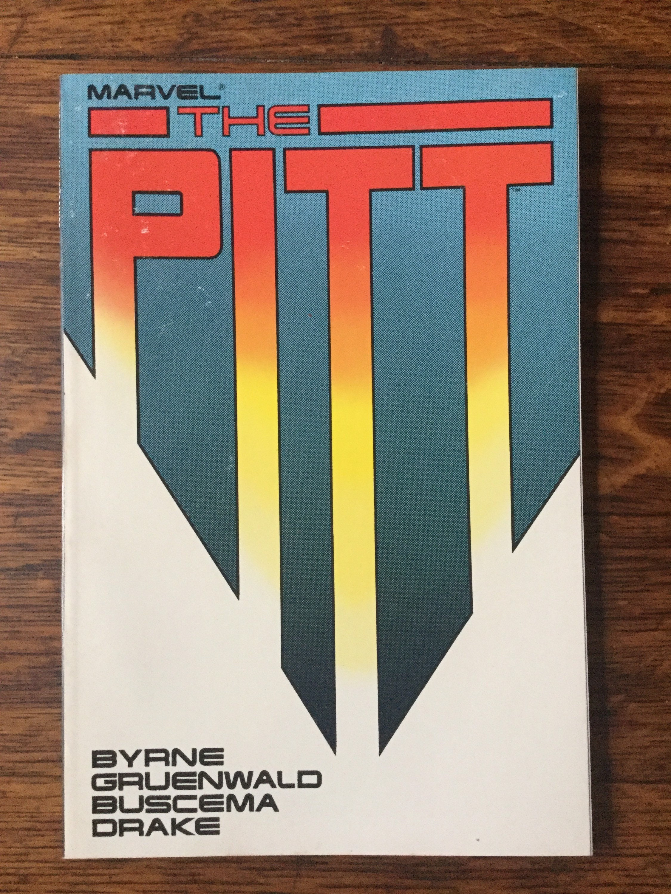 Marvel Graphic Novel the Pitt 1987 Marvel Comics. Byrne