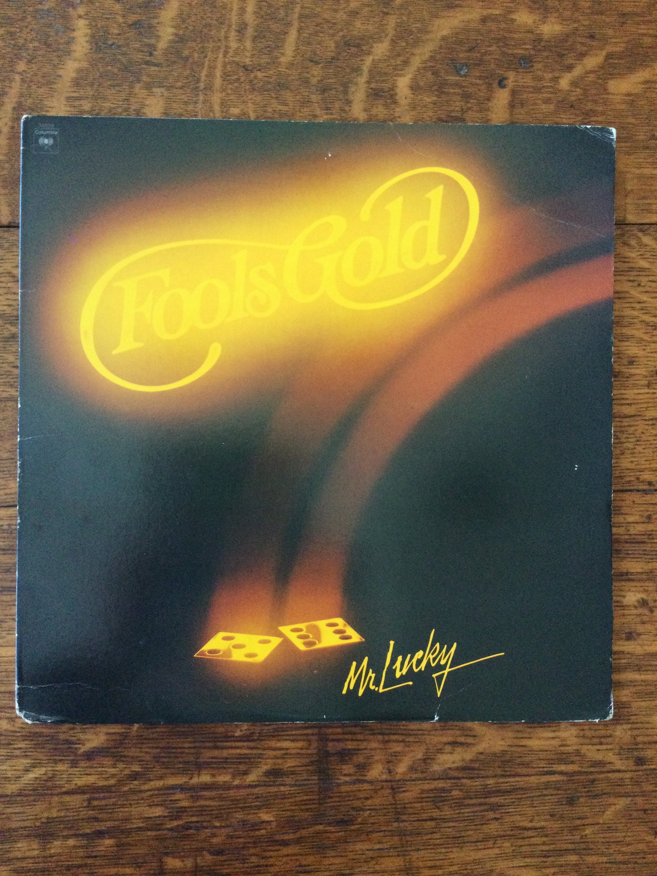 Fools Gold Mr. Lucky Vinyl Stereo LP 1977 Columbia Records PC