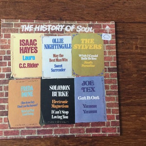 History Of Soul 1972 MGM/Pride Records MGS 3148 Disc Jockey white label promo Lp Stereo