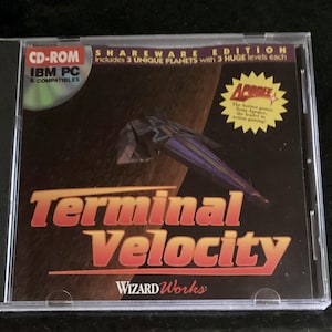 Terminal Velocity - Windows 95 Cd-rom - Wizard Works - Etsy