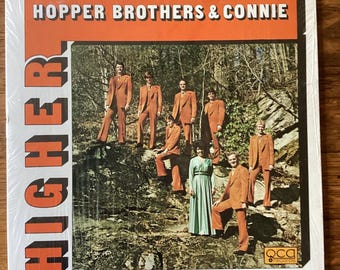 Hopper Brothers & Connie - Higher - Mono Vinyl  Lp 1976 QCA Records LP 345