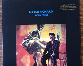 Little Richard Lifetime Friend Stereo Vinyl LP 1986 WB Records 1-25529