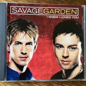 Savage Garden - I Knew I Loved You - CD Single  2000 Columbia Records 38K 79236