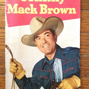 Johnny Mack Brown  # 8 Dec-Jan 1952 10 cent Dell Comic