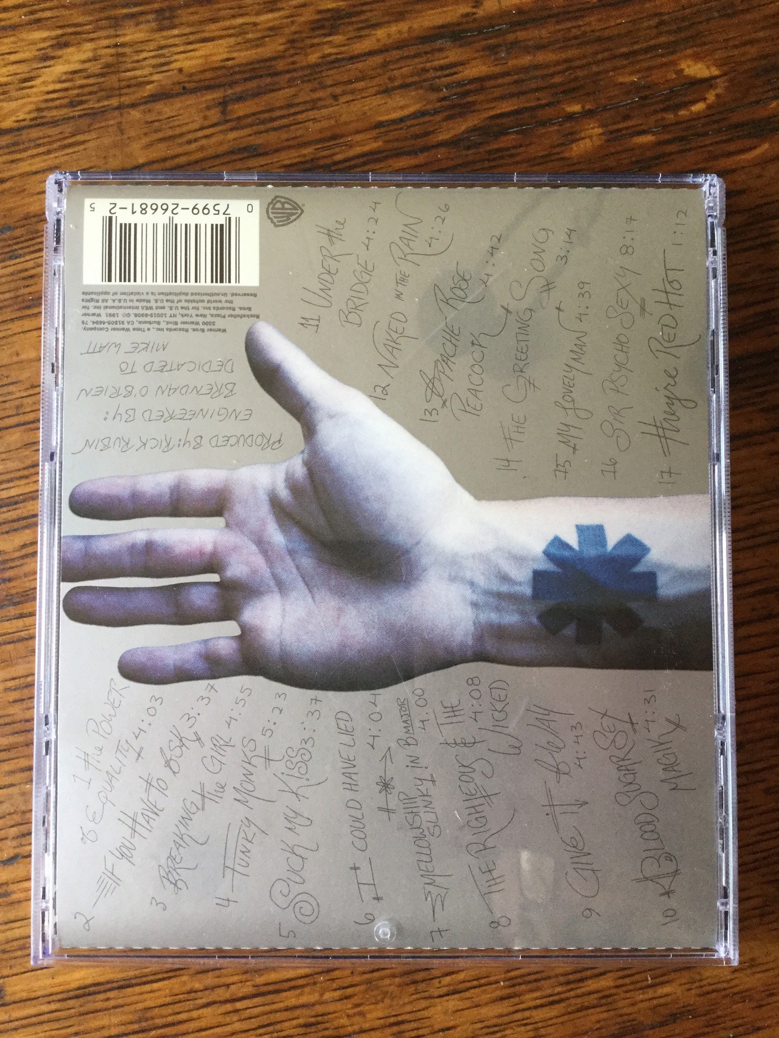 Red Hot Chili Peppers Blood Sugar Sex Magik CD 1991 WB Records Etsy UK