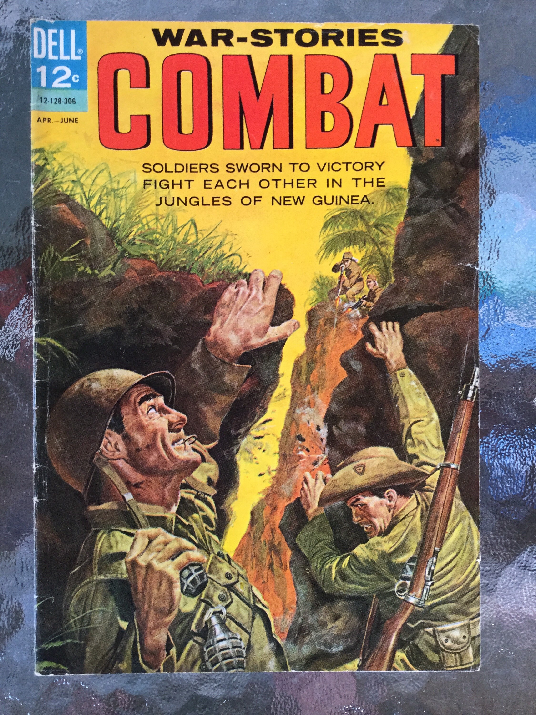 Combat # 8 June 1963 War Stories Dell Comics W/ Jungles of New