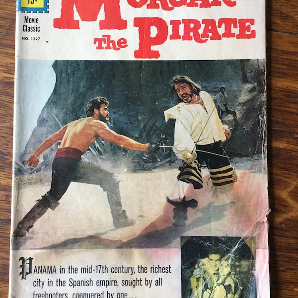 Morgan The Pirate # 1227 Movie Classic Nov. 1961 Dell Comics