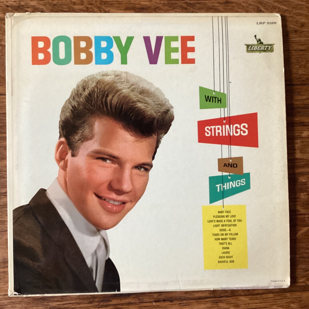 Bobby Vee With Strings and Things Mono LP 1961 Liberty Records Etsy