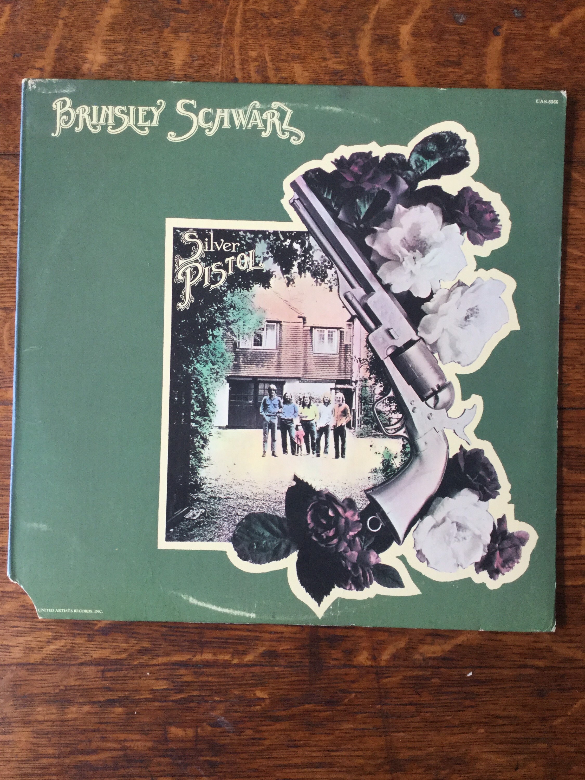 贅沢品 Brinsley UA 1972 LP Stereo Vinyl Pistol Silver Schwarz 洋楽