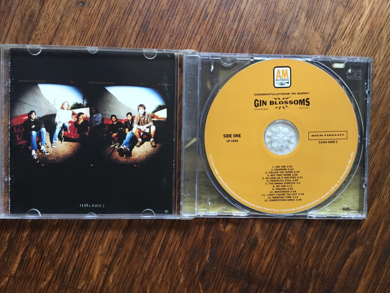 Gin Blossoms Congratulations IM Sorry CD 1996 A&M Records Etsy UK