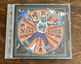 Aerosmith - Nine Lives - CD- 1997 Columbia Records CK 67547 - Etsy
