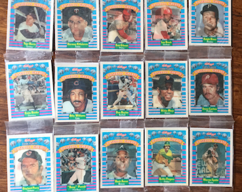 Kellogg's Corn Flakes 1991 Baseball Greats komplett set med 15 Sportflics hologram-samlarkort förseglade i celloförpackning