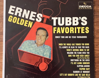 Ernest Tubb & His Texas Troubadours - Golden Favorites - Stereo Vinyl  Lp 1961 Decca Records DL 74118
